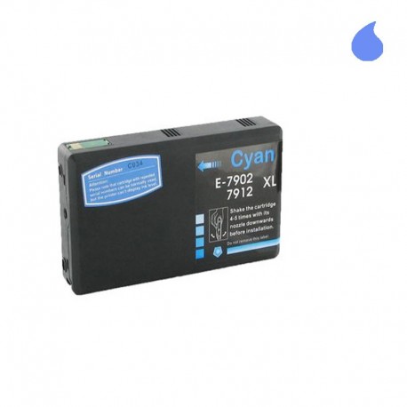 T7902 / T7912 XL CARTUCHO GENERICO EPSON CYAN 20ml ( 79XL)