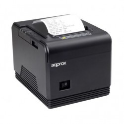 Impresora de tickets térmica approx apppos80am3 - 200mm/s - papel 80mm - corte automático y manual - usb / lan / rs232 / rj11