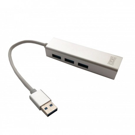 HUB USB 3.0 3 PUERTOS USB3.0 + ETHERNET 1PTO 3GO