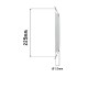 PANEL LED CIRCULAR DOWNLIGHT 18W MARCO PLATA BLANCO FRIO DRIVER INSOLATED (AISLADO)
