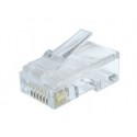 CONECTOR RJ45 CAT 5E MACHO (Bolsa 100 unidades) CABLEXPERT