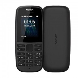 Teléfono móvil nokia 105 4th edition negro - pantalla 1.8'/4.57cm qvga - 3g - 4mb ram - 4mb rom - cámara qvga - dual sim - 