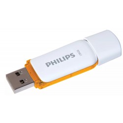 MEMORIA USB PHILIPS SNOW 128GB NARANJA