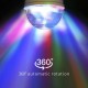 BOMBILLA LED E27 3W RGB FIESTA ROTACION 360GRADOS