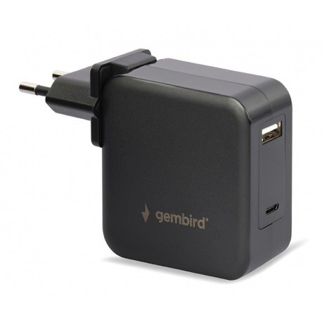 CARGADOR UNIVERSAL PARA PORTATIL 60W NEGRO GEMBIRD