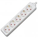 REGLETA 5 TOMAS 1.5 METROS 3X1.5mm² BLANCO 16A LEDECOR
