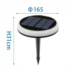 BALIZA LED SOLAR RGB C/SENSOR IP65