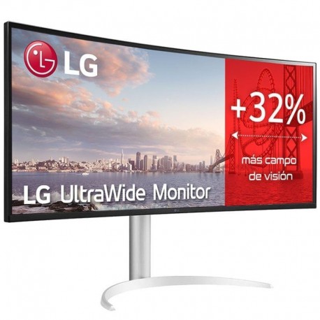 Monitor profesional ultrapanorámico curvo lg ultrawide 38wq75c-w 38'/ 