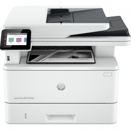 Multifunción láser monocromo hp laserjet pro 4102fdw wifi/ blanca