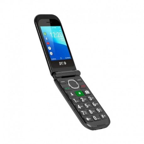 Teléfono móvil spc jasper 2 4g para personas mayores/ negro