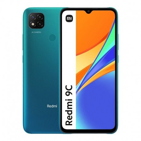 Smartphone xiaomi redmi 9c 4gb/ 128gb/ 6.53'/ verde aurora