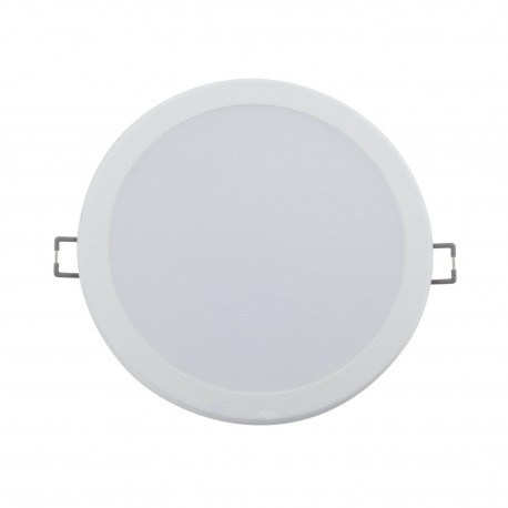 PANEL LED CIRCULAR DOWNLIGHT 6W ALUMINIO DRIVER INSOLATED (AISLADO) CCT (CALIDO-NEUTRO-FRIO)