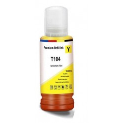T104 CARTUCHO GENERICO EPSON AMARILLO C13T00P440 (BOTE DE 70 ml)
