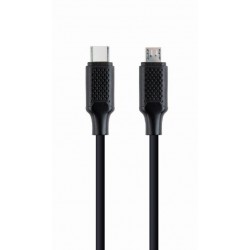 CABLE DATOS Y CARGA USB TIPO-C 2.0 MACHO A MICRO-USB MACHO 1,5 Mtrs CABLEXPERT