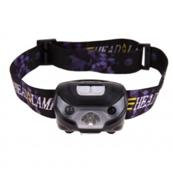 LINTERNA RECARGABLE FRONTAL DE CABEZA LED 5W C/SENSOR DE MOVIMIENTO FUNCION MANOS LIBRES
