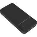 POWER BANK 20.000mAh 2.1A POLYMERO ABS NEGRO 2 USB 1 TYPE-C 1 MICRO USB NEGRO PLATINET