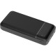 POWER BANK 20000mAh 2.1A POLYMERO ABS NEGRO 2 USB 1 TYPE-C 1 MICRO USB NEGRO PLATINET