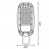 LUMINARIA LED 100W IP65 B. FRIO 6000K COLOR GRIS