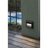 APLIQUE LED CUADRADO DE ESQUINA EXTERIOR SERIE ACHELOIS IP65 BLANCO NEUTRO