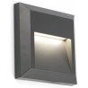 APLIQUE LED CUADRADO DE ESQUINA EXTERIOR SERIE ACHELOIS IP65 BLANCO NEUTRO