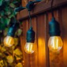 GUIRNALDA LUCES EXTERIOR CON 5 PORTALAMPARAS E27 6,5m IP65