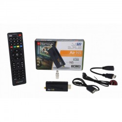 RECEPTOR DVB-T2 AIR-NS OPTICUM TIPO MINI CON HDMI Full HD Negro