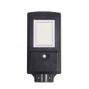 LUMINARIA PROYECTOR LED SOLAR 60W C/SENSOR C/MANDO + SOPORTE METAL PARED IP65 B. FRIO