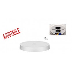 PLAFON LED 6W C/SENSOR AJUSTABLE B. FRIO CIRCULAR Ø115x35mm