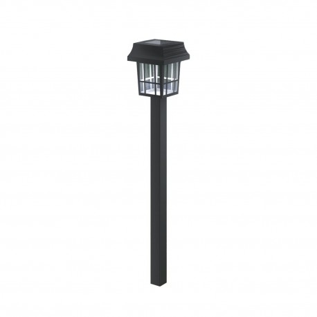 BALIZA LED SOLAR GARDEN LIGHT 08 PLASTIC TOWER LAMPSHADE 6500K