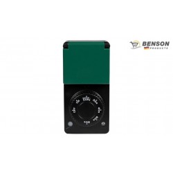 PROGRAMADOR ANALOGICO C/TAPA PROTECION CONTRA SALPICADURAS IP44 BENSON
