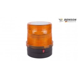 ROTATIVO LUZ LED NARANJA PILAS BASE IMANTADA BENSON