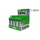 EXPOSITOR LINTERNA RECARGABLE MINI PEN TIPO BOLIGRAFO 2 EN 1 HOFFTECH GERMANY (24 UNIDADES)