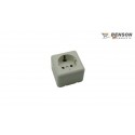 BASE ENCHUFE SCHUKO SUPERFICIE PARED IP20 