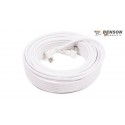 CABLE COAXIAL DE ANTENA TV MACHO/HEMBRA COBRE/COBRE 15 M 