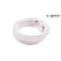 CABLE COAXIAL DE ANTENA TV MACHO/HEMBRA COBRE/COBRE 10 M 