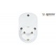 ADAPTADOR ENCHUFE SCHUKO BLANCO + USB A+ USB TYPEC BENSON