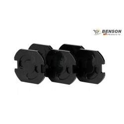 PROTECTOR DE ENCHUFE INFANTIL NEGRO BENSON (PACK 5)