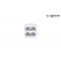 ADAPTADOR ENCHUFE 2 TOMAS SCHUKO 5A BLANCO 