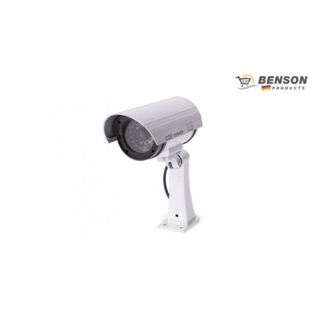 CAMARA DE EXTERIOR FICTICIA CON LED INTERMITENTE INCORPORADA BENSON