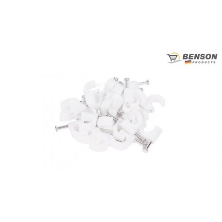 GRAPA PARA CABLE 8 MM (25 UNIDADES) BENSON