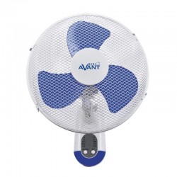 VENTILADOR DE PARED C/MANDO OSCILANTE Ø40CM. 3 VELOCIDADES 45W AVANT