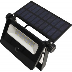 PROYECTOR SOLAR PARED SERIE POSEIDON IP54 28W C/SENSOR MOV. B. FRIO