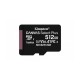 TARJETA DE MEMORIA MICRO SD 512GB KINGSTON CLASE 10 XC + ADAPTADOR