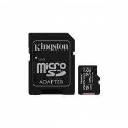 TARJETA DE MEMORIA MICRO SD 512GB KINGSTON CLASE 10 XC + ADAPTADOR