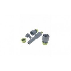 JUEGO CONECTORES RAPIDOS 1/2" PARA MANGUERA JARDIN 5 PIEZAS 