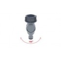 CONECTOR RAPIDO AJUSTABLE ANGULO 150° ROSCADO BENSON