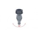 CONECTOR RAPIDO AJUSTABLE ANGULO 150° ROSCADO 