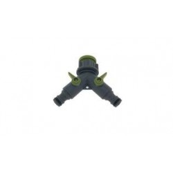 ADPTADOR DOBLE MANGUITO Y - ACOPLAMIENTO RAPIDO 1/2"-3/4" 
