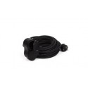 PROLONGADOR 2 TOMAS C/TAPA ALARGADERA 20M 3G 1.5MM2 IP44 NEGRO 
