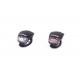 SET 2 LUZ BICICLETA LED SILICONA NEGRO BENSON